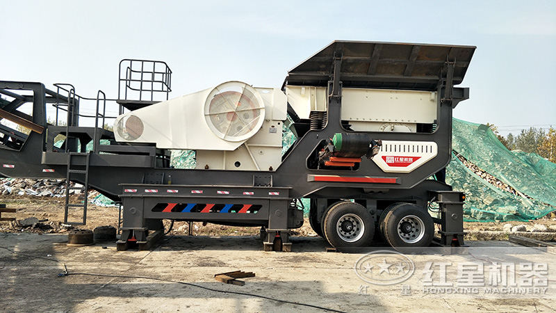 廊坊移動(dòng)制砂廠安裝中，很快就可以開業(yè)了